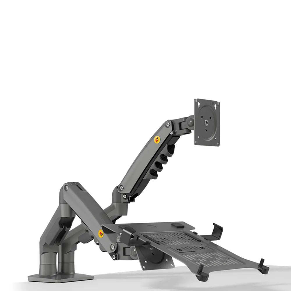 Soporte Ergonómico para 1 PC Portátil y 1 Monitor F160 + FP