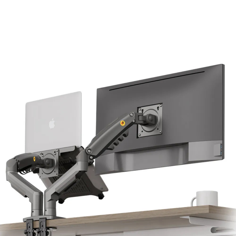Soporte Ergonómico para 1 PC Portátil y 1 Monitor F160 + FP