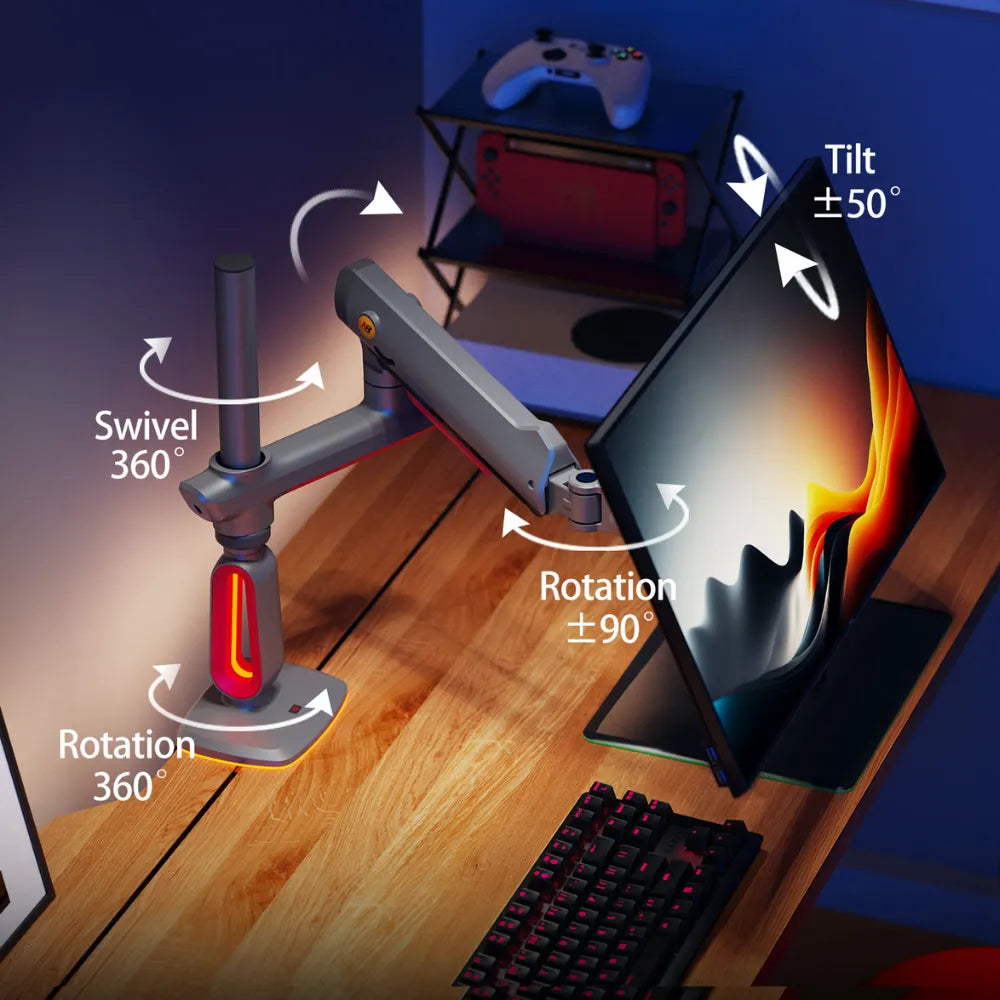 Soporte Gamer Ergonómico para Monitor G80