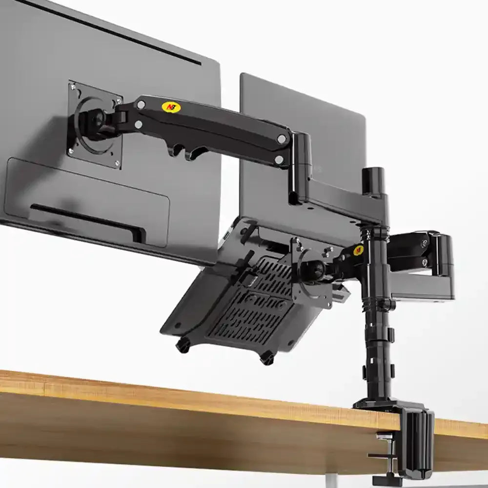 Soporte Ergonómico para 1 PC Portátil y 1 Monitor H180 + FP