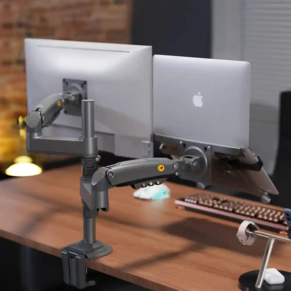 Soporte Ergonómico para 1 PC Portátil y 1 Monitor H180 + FP