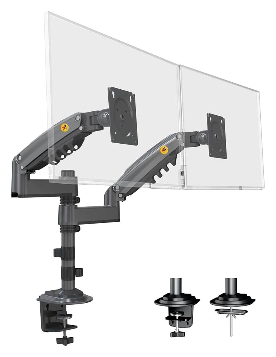 Soporte Ergonómico para 2 Monitores H180