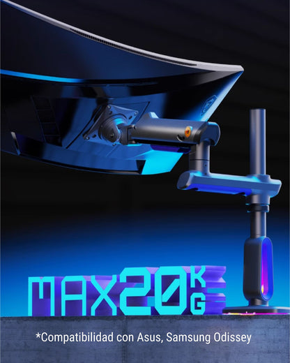 Soporte Gamer Ergonómico para Monitor G80