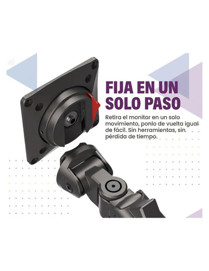 Soporte Gamer Ergonómico para Monitor F7