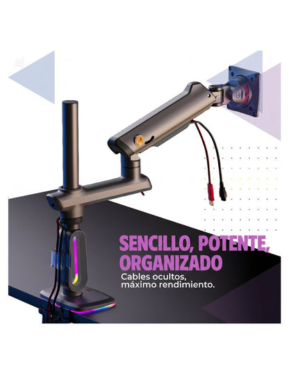 Soporte Gamer Ergonómico para Monitor F7