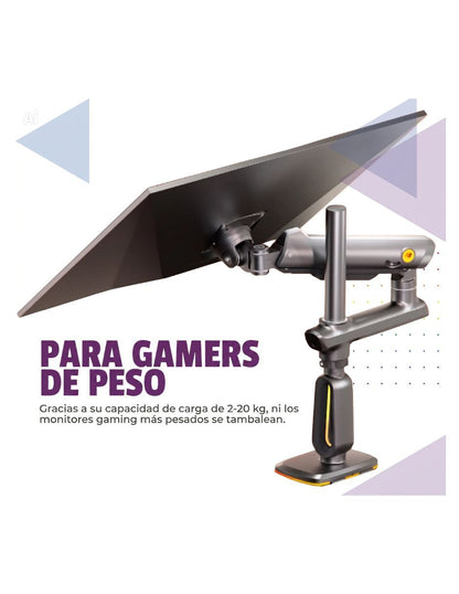 Soporte Gamer Ergonómico para Monitor F7