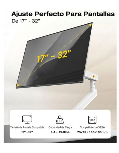 Soporte Ergonómico para Monitor de 17"-32" A5