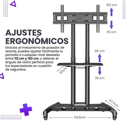Soporte de Pedestal para pantallas de 32"-75" AVA1500