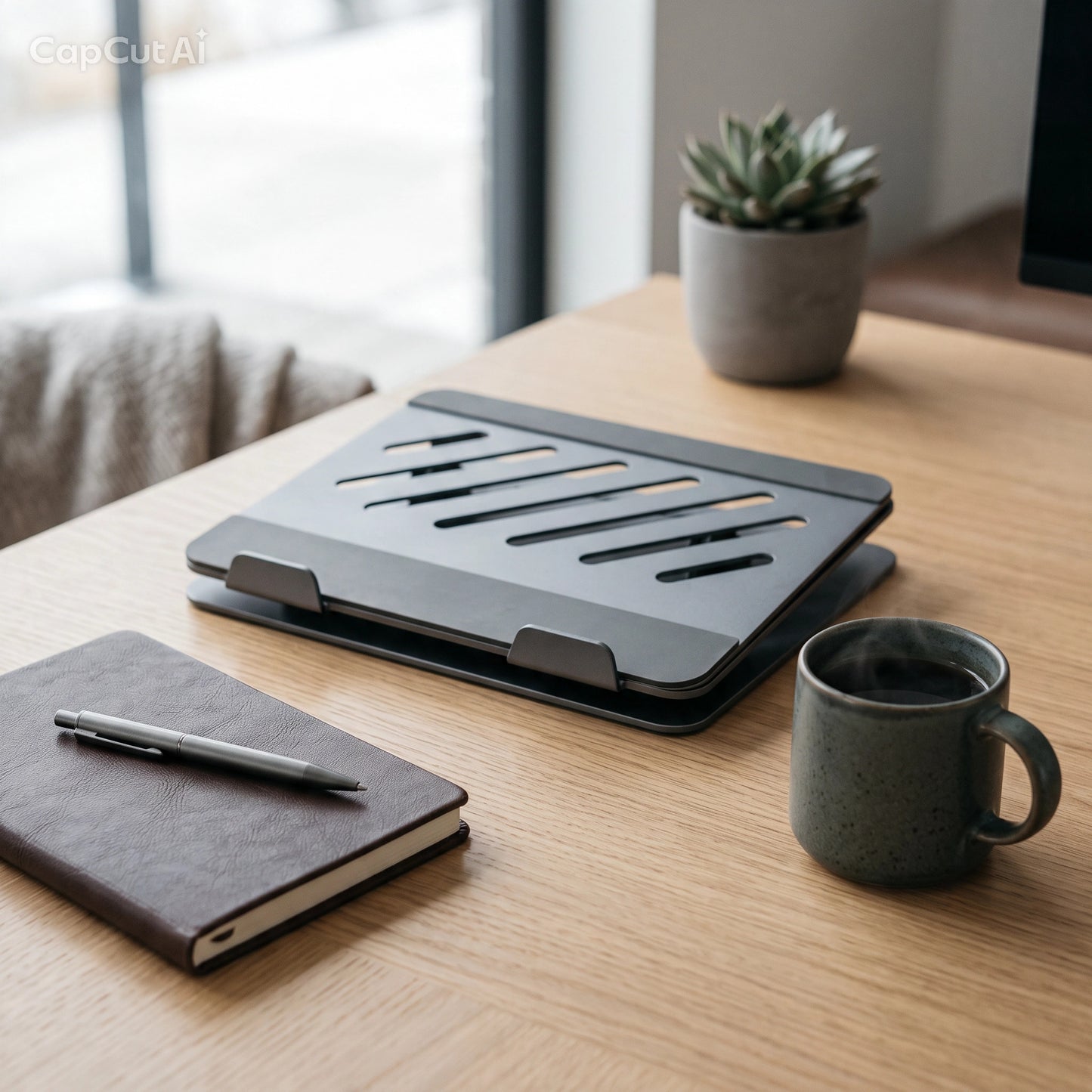 Soporte Para Laptop Plegable De Aluminio | Antideslizante Y Ajustable