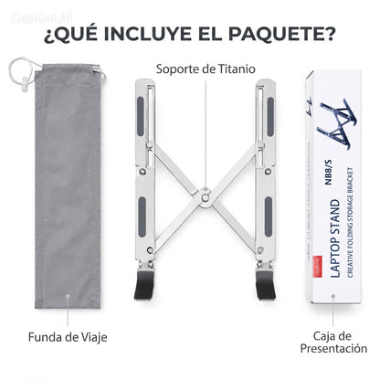 Soporte Ergonómico para Laptop y Tablet | Ajustable y Portátil