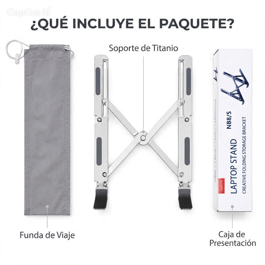 Soporte Ergonómico para Laptop y Tablet | Ajustable y Portátil