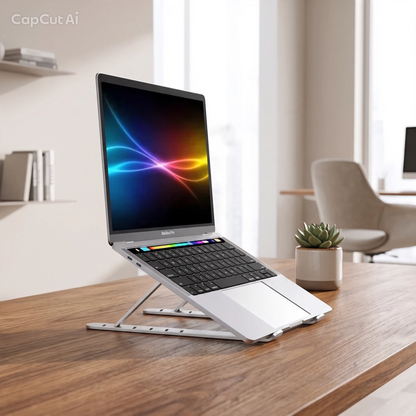 Soporte Ergonómico para Laptop y Tablet | Ajustable y Portátil