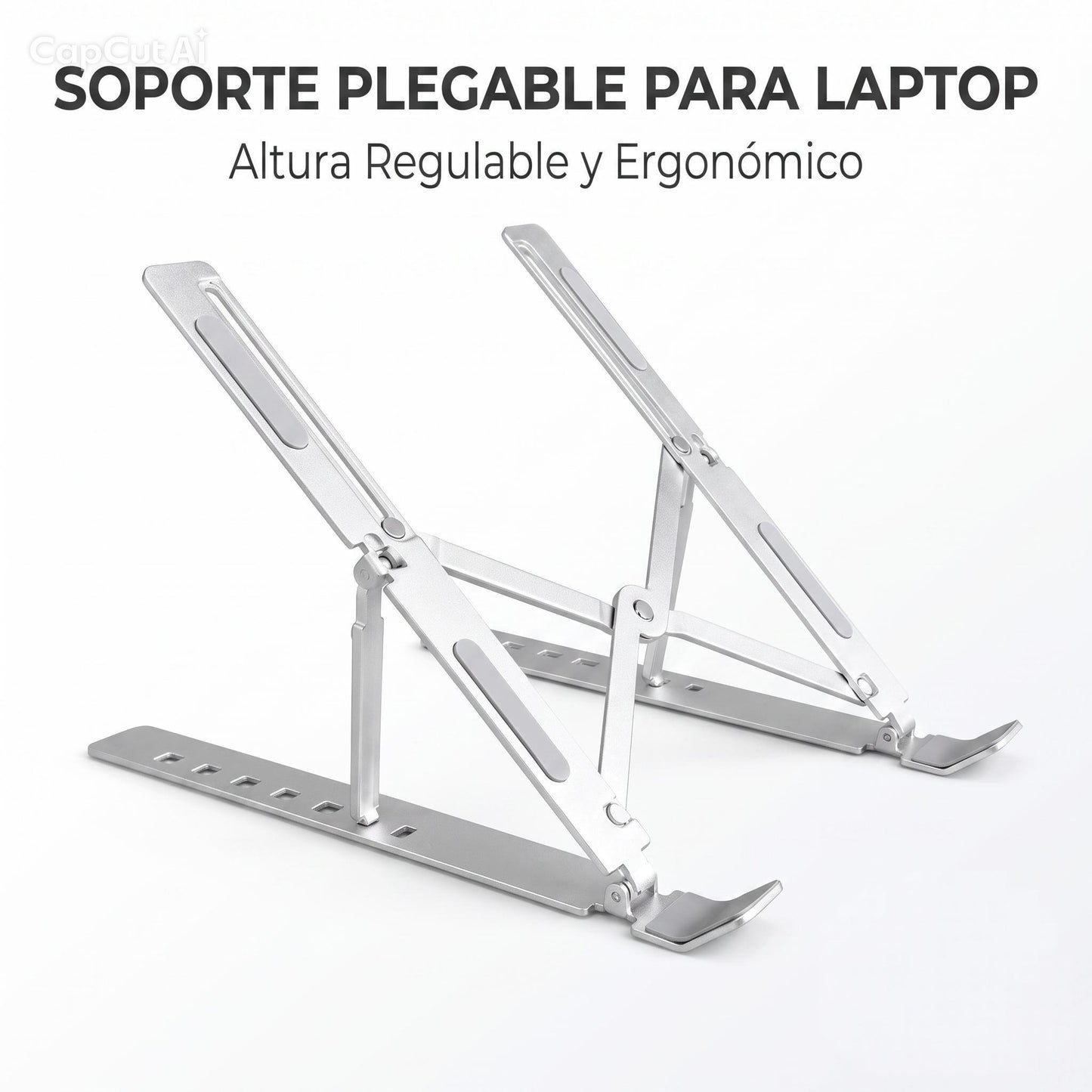 Soporte Ergonómico para Laptop y Tablet | Ajustable y Portátil