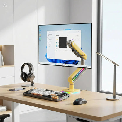 Soporte Gamer RGB para Monitor con Brazo Ajustable