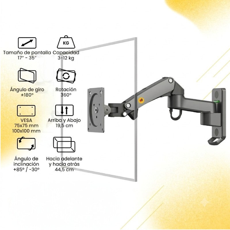Soporte de monitor para pared de 17"-35" F150