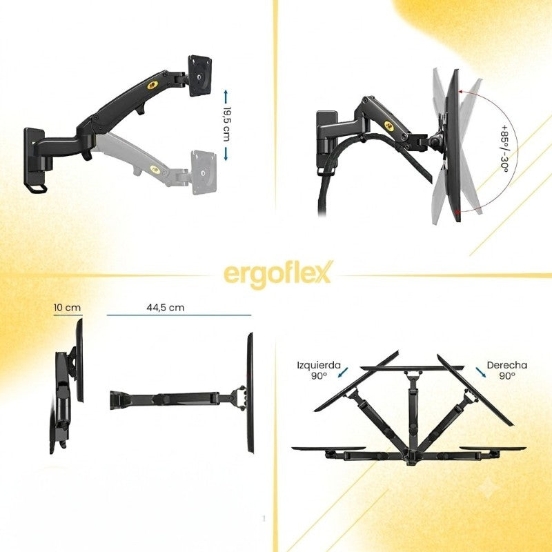 Soporte de monitor para pared de 17"-35" F150