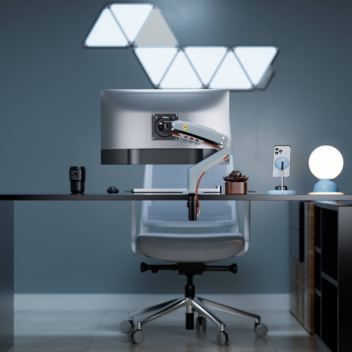 Soporte Ergonómico para Monitor de 17"-30" F80