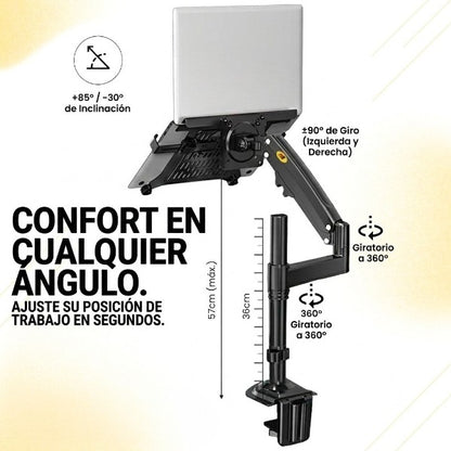 Soporte Ergonómico para Laptop de 13"-17" H100 + FP