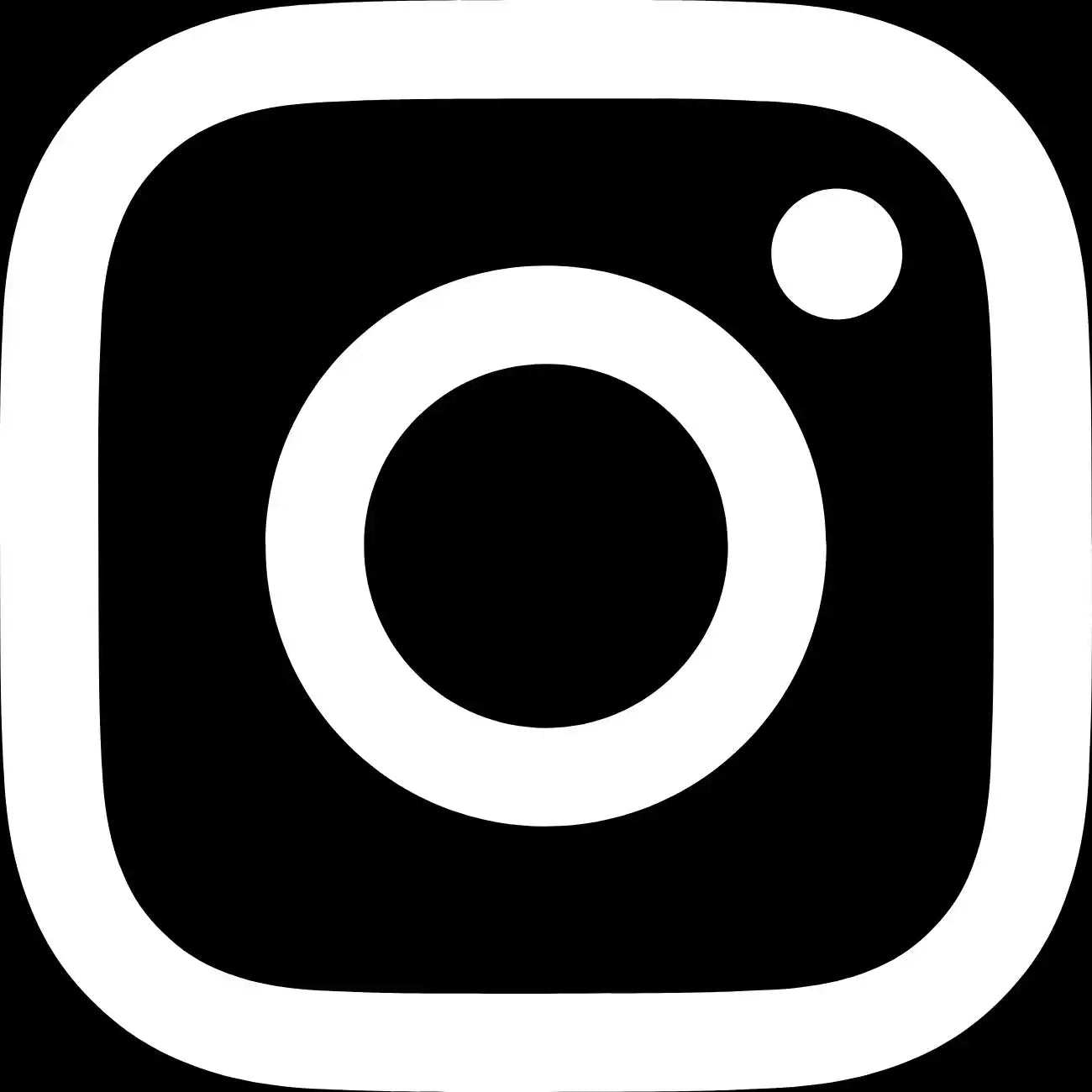 Icono Instagram Fondo Negro North Bayou México