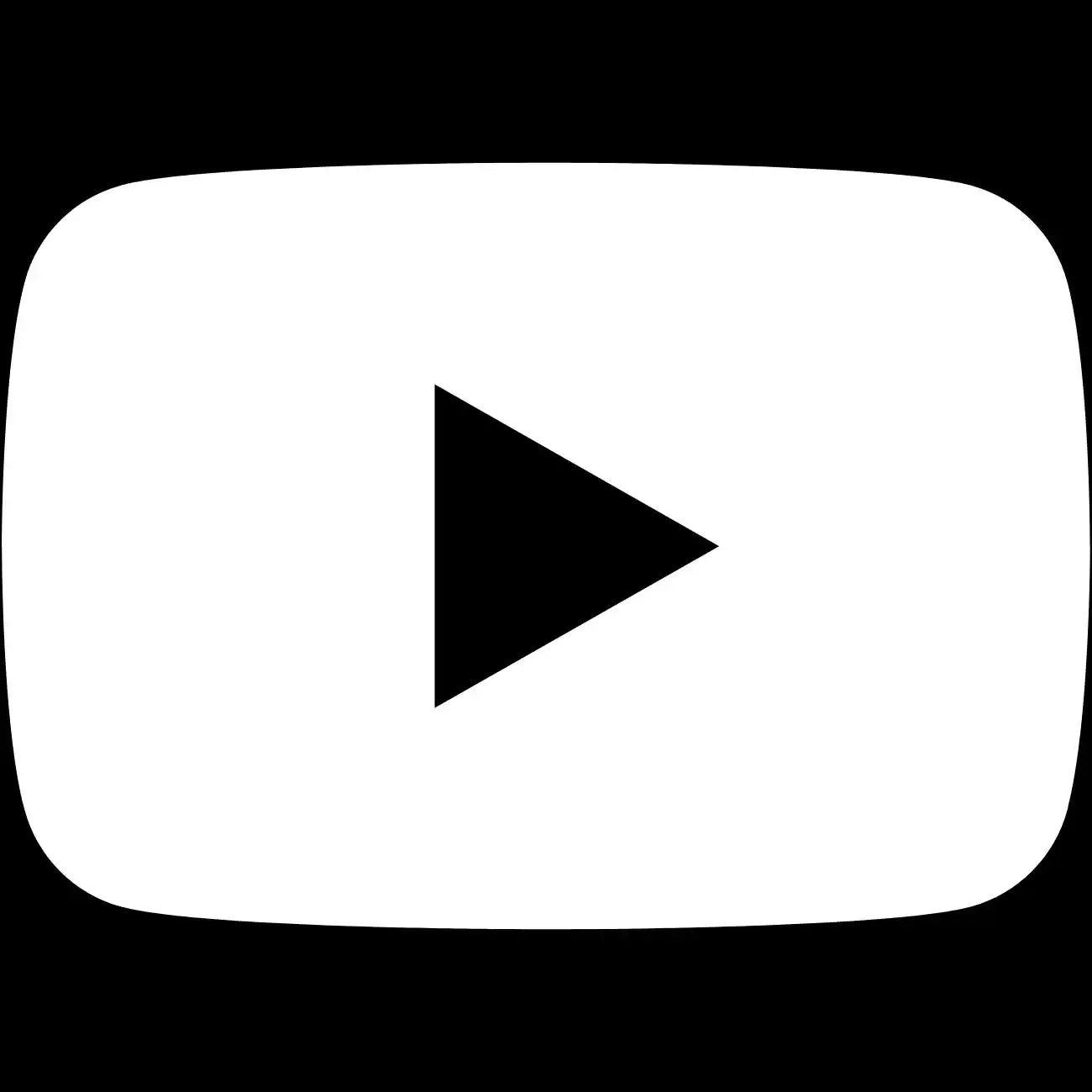 Icono YouTube Fondo Negro North Bayou México