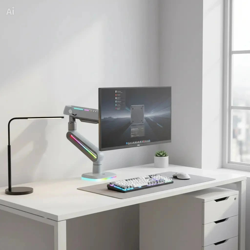 Soporte Gamer RGB para Monitor con Brazo Ajustable