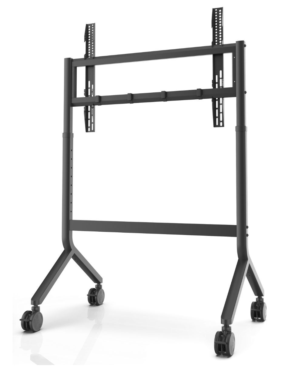 Carrito Móvil Ajustable NB P100 para Pantallas de 65" a 90" | Soporte de Piso con Ruedas