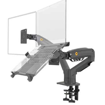 Soporte Ergonómico para 1 PC Portátil y 1 Monitor F160 + FP