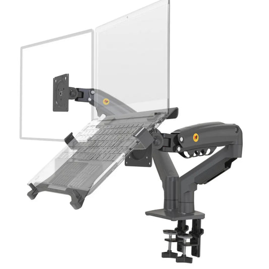 Soporte Ergonómico para 1 PC Portátil y 1 Monitor F160 + FP