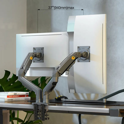 Soporte Ergonómico para 2 Monitores F160