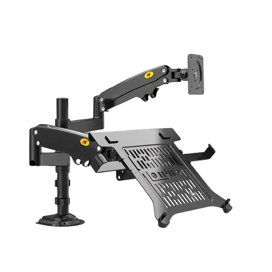 Soporte Ergonómico para 1 PC Portátil y 1 Monitor H180 + FP