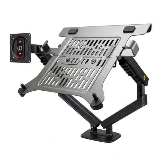 Soporte Ergonómico para 1 PC Portátil y 1 Monitor A5C + FP