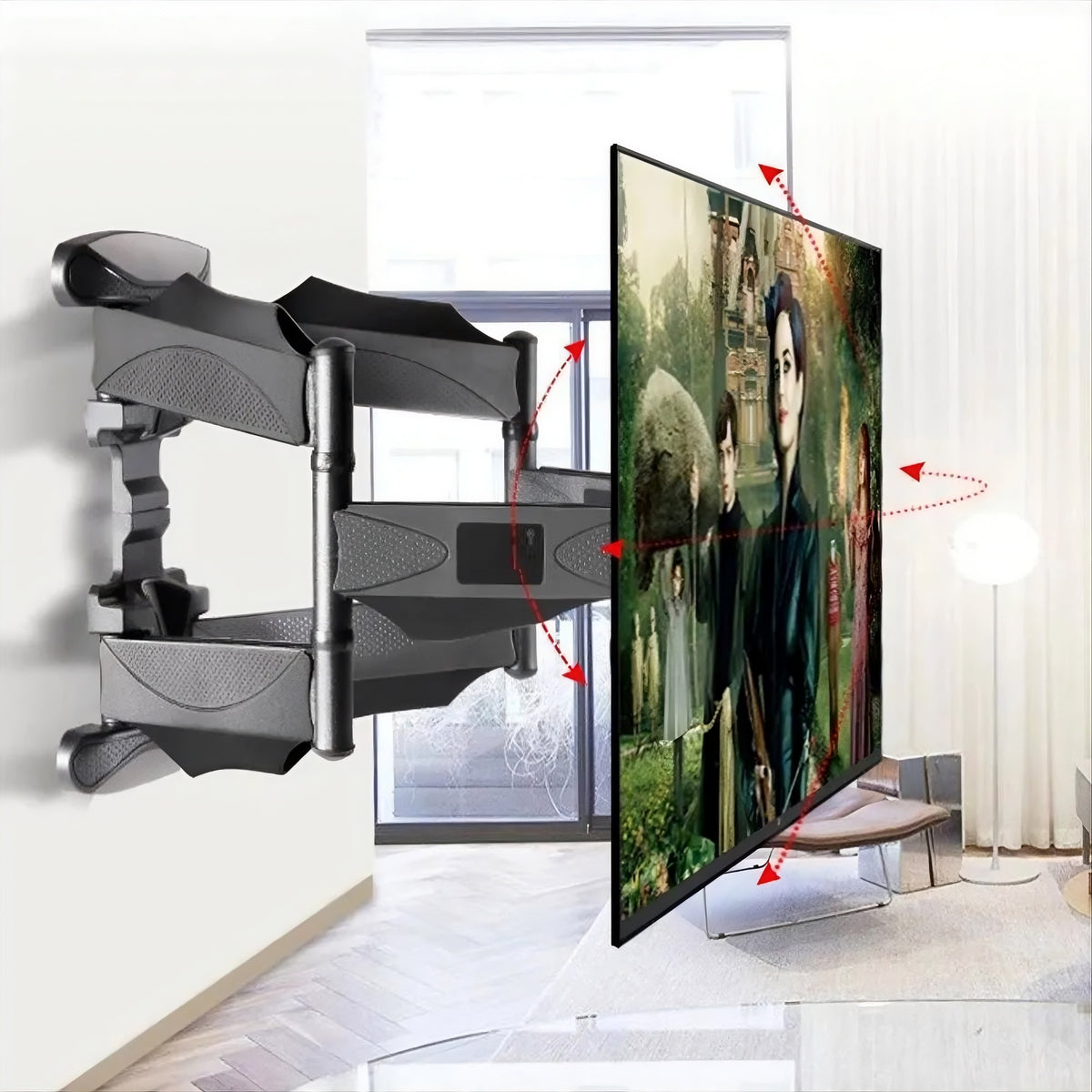 Soporte de Pared Articulado para TV de 32" a 75" | Articulado y Resistente